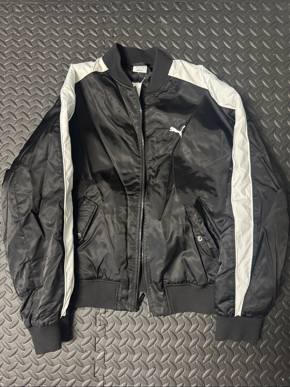Puma Black & White Women’s Bomber Jacket